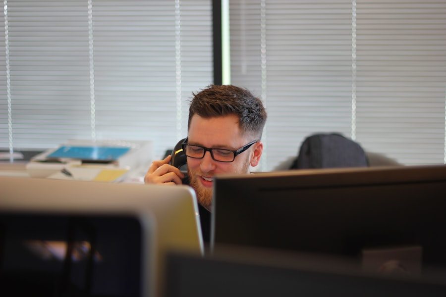 Agent working a campaign call